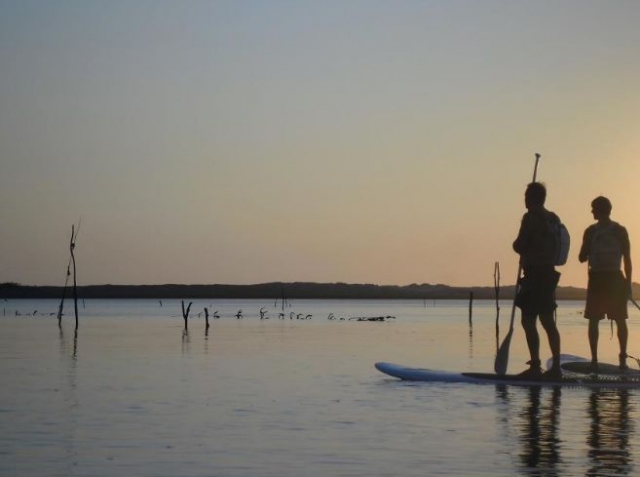 Bonne Anse en paddle board 